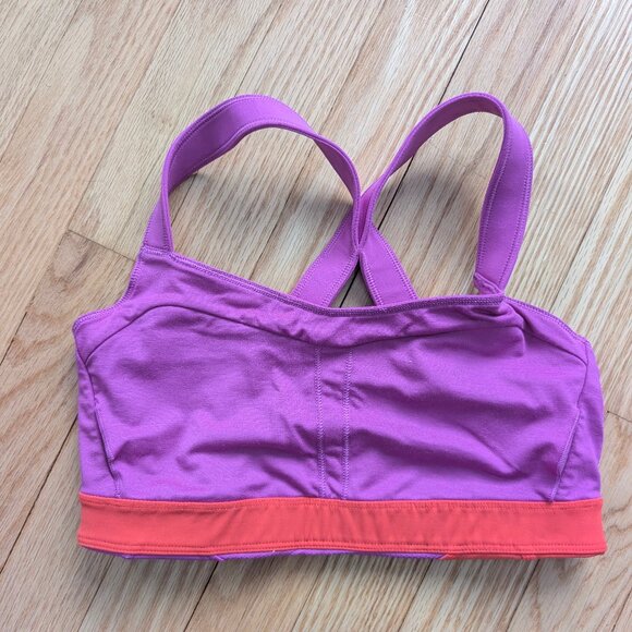 EUC Lululemon Kanto Catch Me Bra size 6 Ultra Violet Alarming Colorblock Sports - Picture 10 of 10